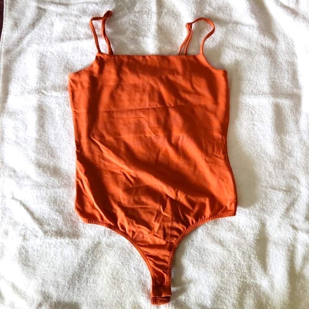 Noisy May Orange Bodysuit